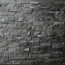 - Muster | Naturstein Verblender | QUARZIT KARBON BLACK - ca. 15 x 15 - 20 cm - Muster | Afrika Naturstein