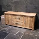 - MADURA Unterschrank Badschrank - 156x50x80 - Badgestaltung | Afrika Naturstein