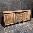 - MOTANA Kommode Unterschrank - 180 x 52 x 80 cm - Badgestaltung | Afrika Naturstein