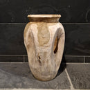 Vase aus recyceltem Teakholz, 40 cm hoch - Vase aus recyceltem Teakholz, 40 cm hoch - Vase 4 - Badgestaltung | Afrika Naturstein GmbH - Vase aus recyceltem Teakholz, 40 cm hoch - Vase 4 - Badgestaltung | Afrika Naturstein