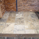 - Muster | Schieferfliesen | ANTIQUE WHITE - ca. 20 x 20 cm - Muster | Afrika Naturstein