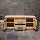 - MADURA Unterschrank Badschrank - 156x50x80 - Badgestaltung | Afrika Naturstein