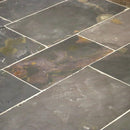 - Muster | Schieferfliesen | OYSTER - ca. 20 x 20 cm - Muster | Afrika Naturstein
