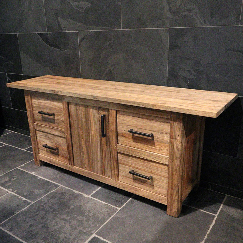 - BINTAN 1 Waschbeckenunterschrank - 190 x 50 x 80 cm - Badgestaltung | Afrika Naturstein