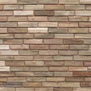 - BRICK | Holzverblender | 21x6 - 1 Stück 21x6 cm - Verblender | Afrika Naturstein