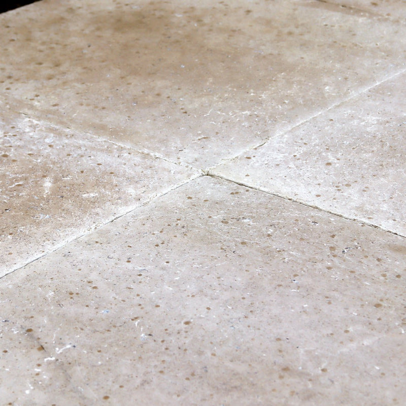 - Muster | Terrassenplatten | Kalkstein | SINAI PEARL - ca. 20 x 20 cm - Muster | Afrika Naturstein