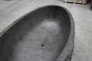 - Wave Badewanne freistehend Blaustein Länge 180 oder 200 cm - L 180 x B 90 x H 58 cm - Badgestaltung | Afrika Naturstein