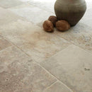 - Muster | Fliesen | TRAVERTIN DARK MIX - ca. 20 x 20 cm - Muster | Afrika Naturstein