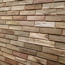 - BRICK | Holzverblender | 21x6 - 1 Stück 21x6 cm - Verblender | Afrika Naturstein