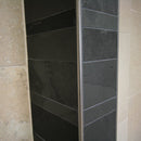 - Schiefer Verblender | MUSTANG BLACK SLATE - 60 x 15 x 1.0 cm - Verblender | Afrika Naturstein