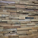 - DECO | Holzpaneele | 6x3 - 1 Stück 50x20 cm - Verblender | Afrika Naturstein