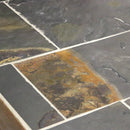 - Muster | Schieferfliesen | OYSTER - ca. 20 x 20 cm - Muster | Afrika Naturstein