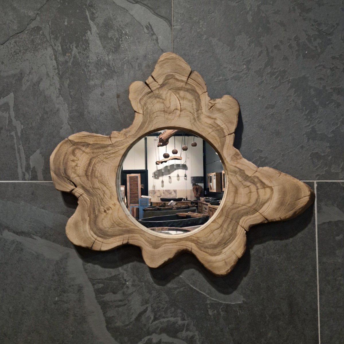 Wandspiegel | E 1-9 | Gerecycled teakhout | Verschillende maten