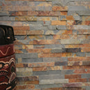 - Muster | Naturstein Verblender | SCHIEFER MULTICOLOR - ca. 15 x 15 - 20 cm - Muster | Afrika Naturstein