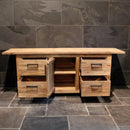 - BINTAN 1 Waschbeckenunterschrank - 204 x 55 x 80 cm - Badgestaltung | Afrika Naturstein