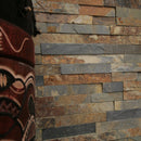 - Muster | Naturstein Verblender | SCHIEFER RUSTY GREY - ca. 15 x 15 - 20 cm - Muster | Afrika Naturstein
