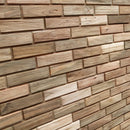 - BRICK | Holzverblender | 21x6 - 1 Stück 21x6 cm - Verblender | Afrika Naturstein