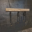 - Hängelampe METALLSPULE - 90 x 19 x 52 cm - 3 Lampen - Badgestaltung | Afrika Naturstein