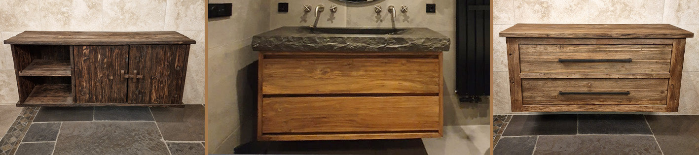 Teak Hängeschränke - Afrika Naturstein & Teak Shop