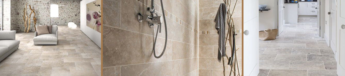 Travertin Fliesen - Afrika Naturstein & Teak Shop