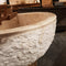 Badewanne freistehend | Marmor, beige