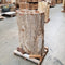 A ZAKYNTHOS Standwaschbecken versteinertes Holz 67 x 40 x 90 cm