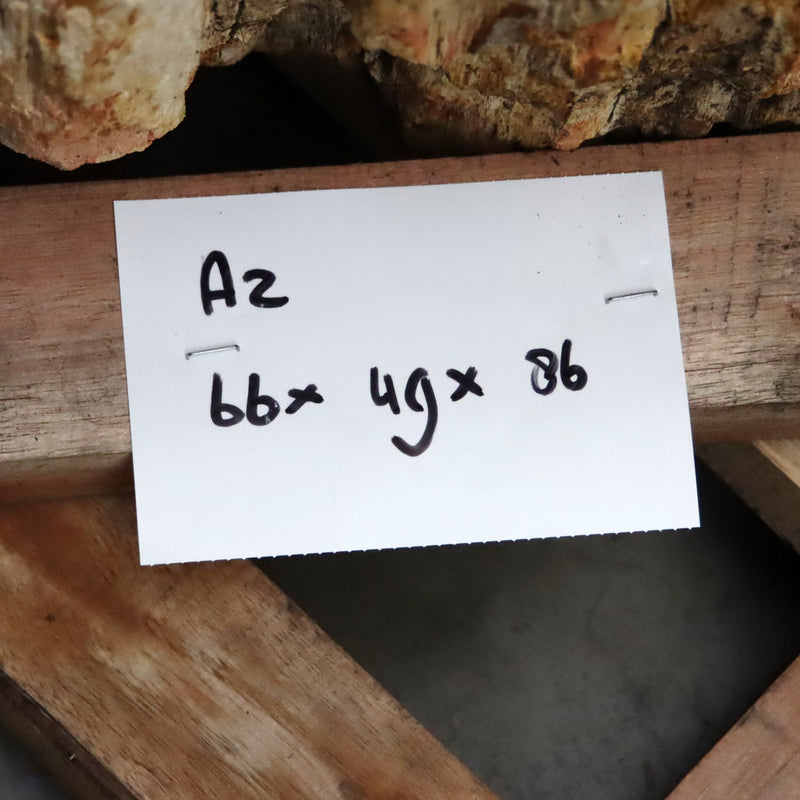 A2-ZAKYNTHOS wastafel op voet versteend hout 66 x 49 x 86 cm