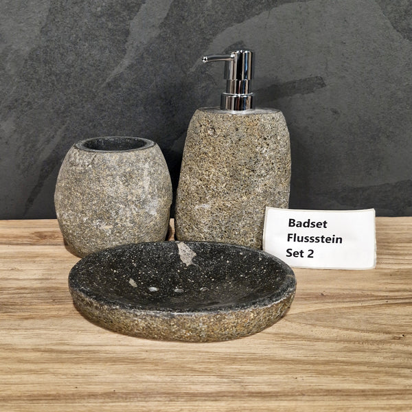 Flussstein | 3-teiliges Set