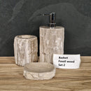 Versteend hout | 3-delig, set