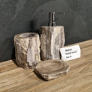 Versteend hout | 3-delig, set