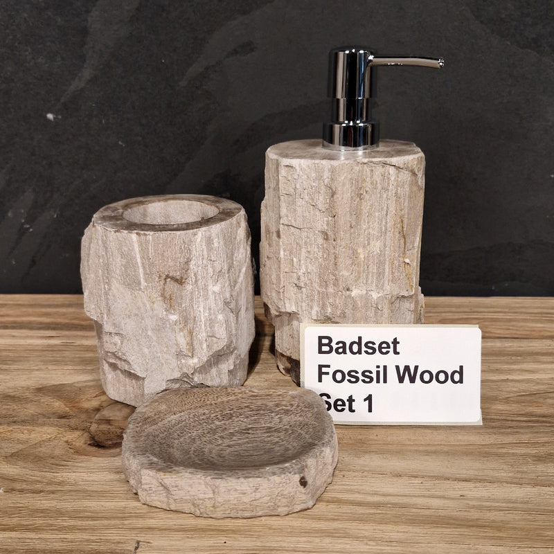 Versteinertes Holz | 3-teiliges Set