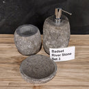 Flussstein | 3-teiliges Set