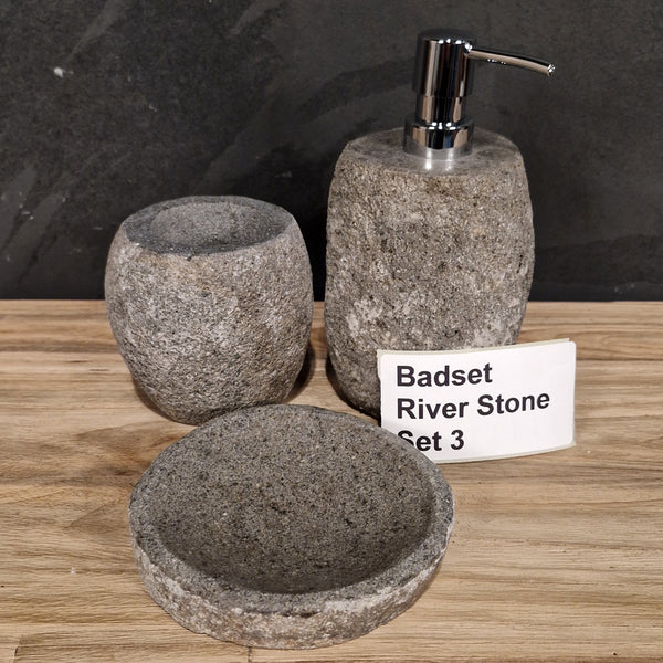 Flussstein | 3-teiliges Set