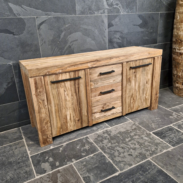 Onderkast voor badkamer | Duurzaam gemaakt van teakhout | Model 1