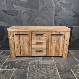 Unterschrank für Bad | Nachhaltig gefertigt aus Teakholz | Model 1 - 150 x 47 x 80 cm - Badgestaltung
