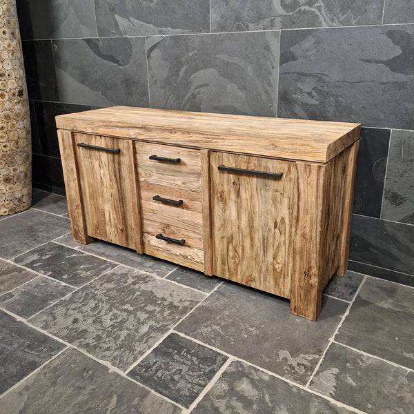 Onderkast voor badkamer | Duurzaam gemaakt van teakhout | Model 1