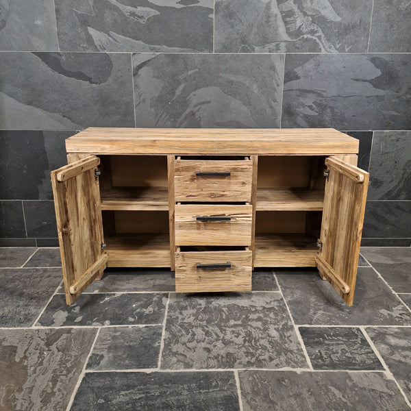 Onderkast voor badkamer | Duurzaam gemaakt van teakhout | Model 1