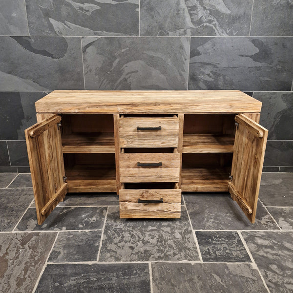 Onderkast voor badkamer | Duurzaam gemaakt van teakhout | Model 1