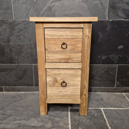 Unterschrank aus recyceltem Holz | Nachhaltig & kompakt | Model 3 - Afrika Naturstein & Teak Shop