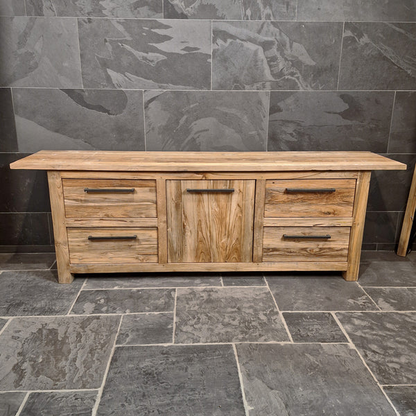 Badezimmermöbel mit Waschbeckenunterschrank | Aus recyceltem Holz