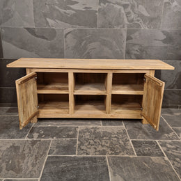 Badezimmer-Unterschrank aus recyceltem Holz | Natürlich & pflegeleicht | Model 2 - Badgestaltung