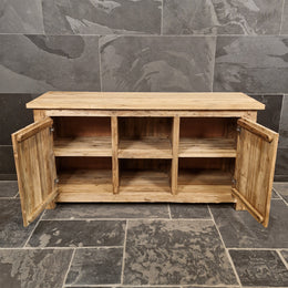 Badezimmer-Unterschrank aus recyceltem Holz | Natürlich & pflegeleicht | Model 2 - Badgestaltung