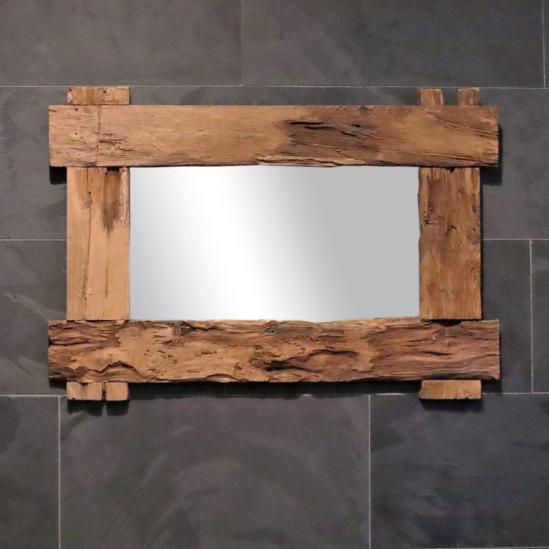 EROSI spiegel teakhout 130 x 90 cm, per stuk