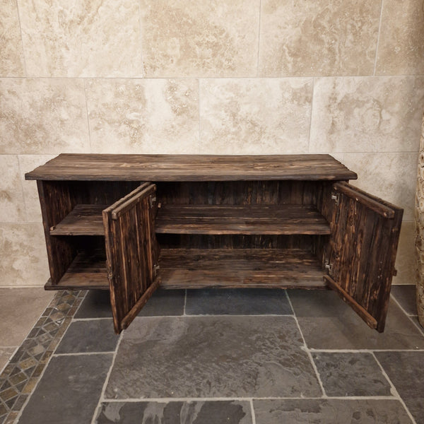 Teakhouten hangkast voor badkamer | Natuurlijk design