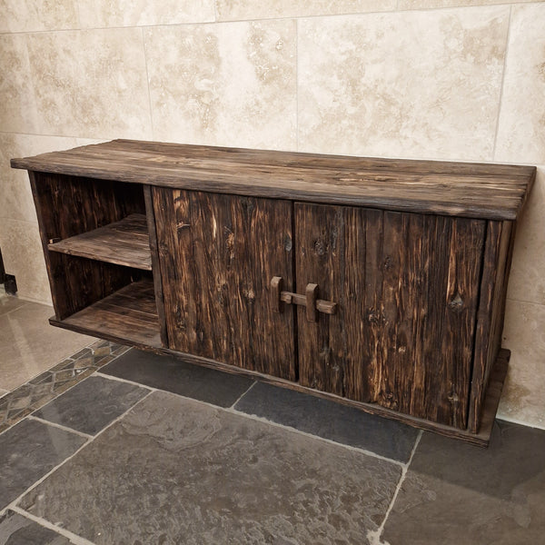 Teakhouten hangkast voor badkamer | Natuurlijk design