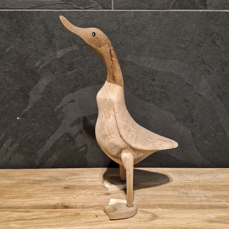 Deko Ente | ’Laufente’ - Ente Teakholz - Badgestaltung