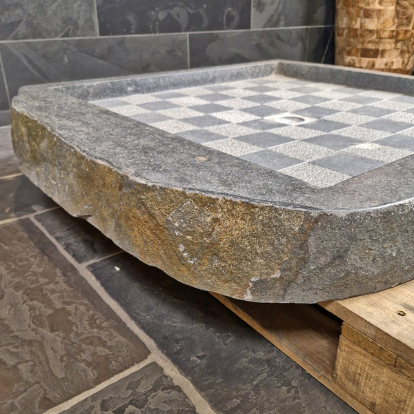 Duschtasse | Flussstein | 2