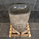 Staande wastafel Riviersteen | 54 x 40 x 89 cm | E1