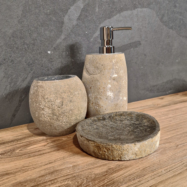 Flussstein | 3-teiliges Set