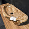 FOSSIL WOOD Waschbecken Nr. 24 - 84 x 43 x 15 cm